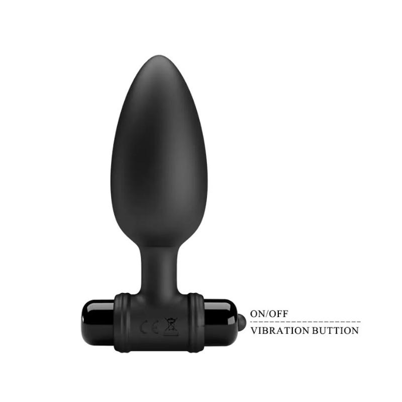 Анальный стимулятор с вибрацией Pretty Love Vibra Butt Plug II