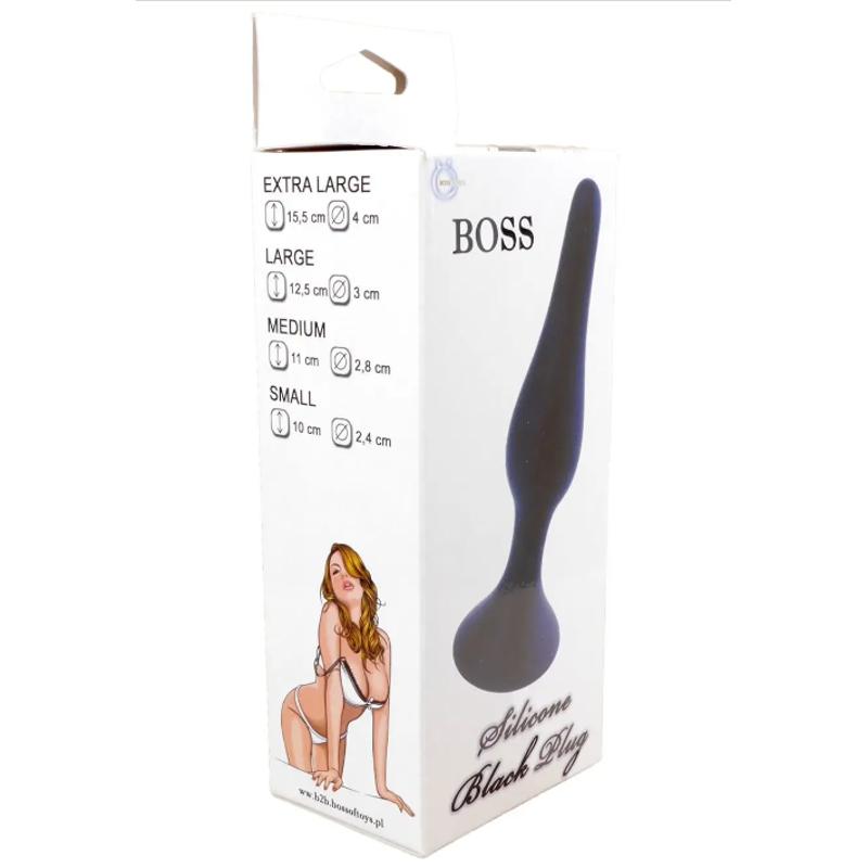 Анальный плаг Silicone Plug Black - Medium