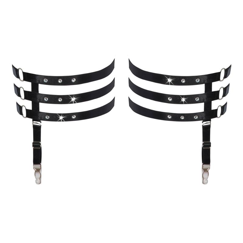 Сексуальные подвязки для ног с заклепками Suspender Garters