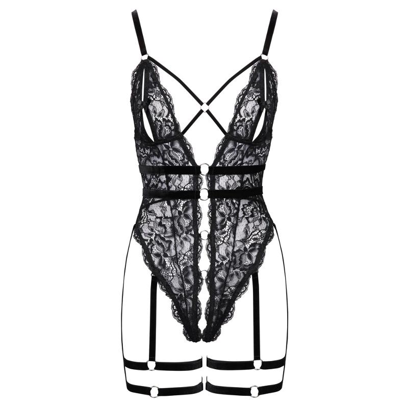 Изысканное кружевное боди от Cottelli LINGERIE  Размер M