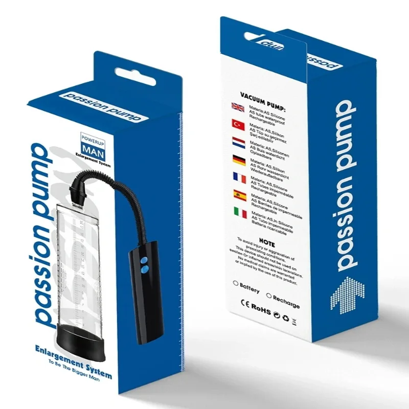 Помпа вакуумная CANWIN Passion Pump P406AU, электрическая, USB, для мужчин