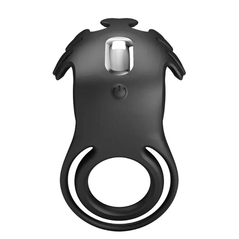Кольцо эрекционное Pretty Love - Vibration Penis Ring Ruben Black