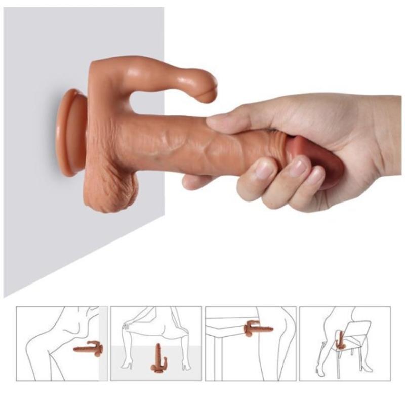 Вибратор с двойной стимуляцией и с 20 режимами вибрации  Brody vibrating