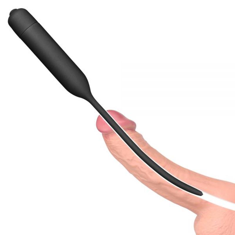 Уретральный стимулятор с вибрацией с 10 режимами вибрации Urethral Dilator Vibrating