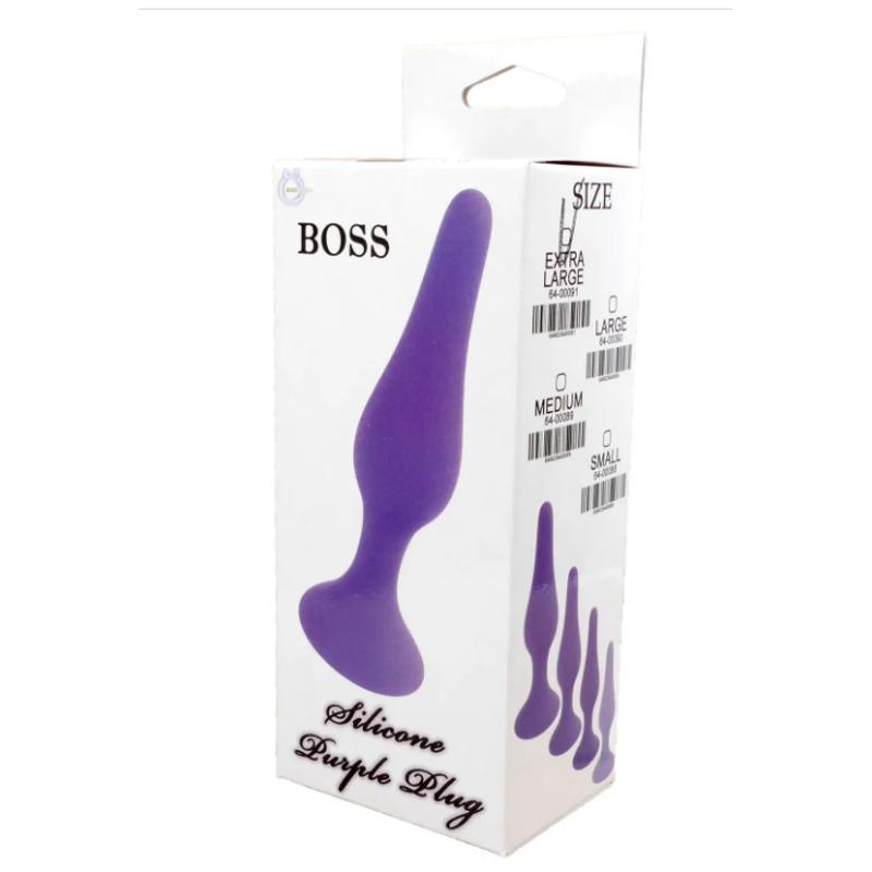 Анальный плаг Silicone Plug Purple - Large