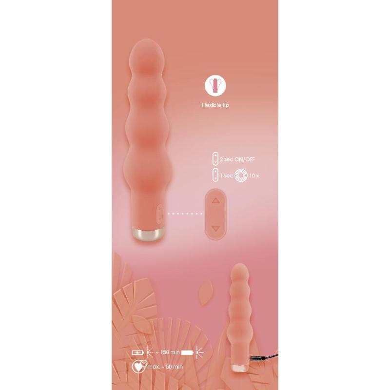 Рельефный мини вибратор Mini Beads Vibrator 10 режимов вибрации