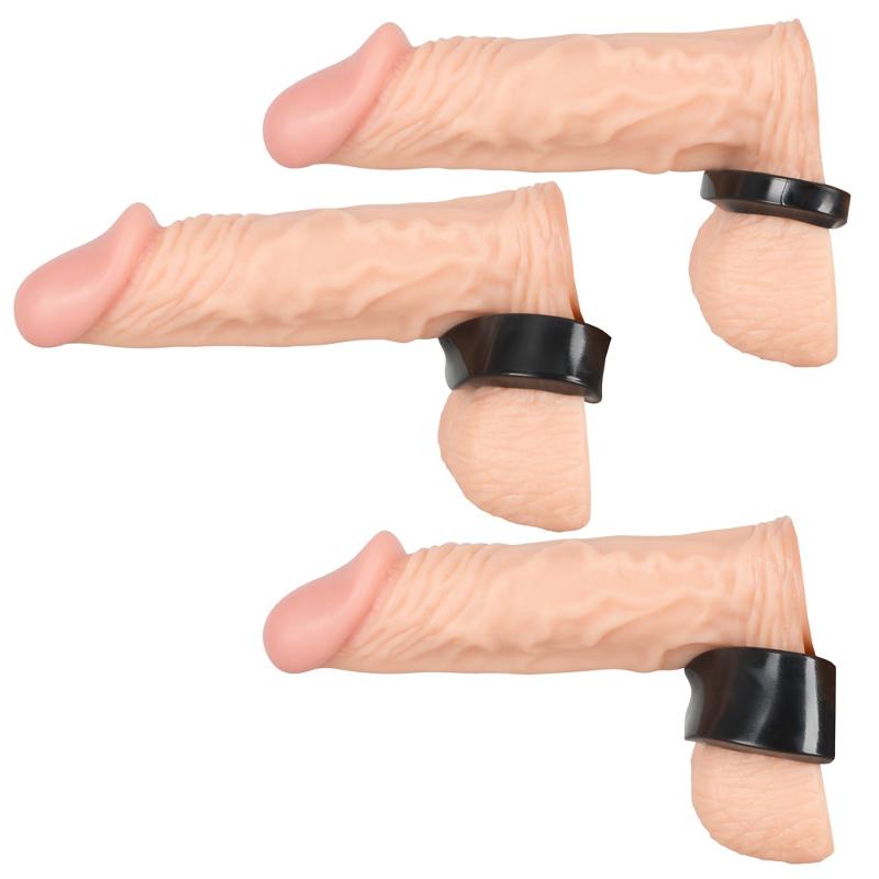 Набор эрекционных колец для мошонки (3шт.) Ball Stretching Kit