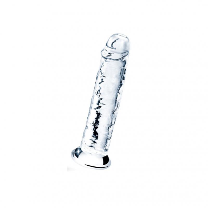 Прозрачный реалистичный фаллоимитатор с присоской 7.0''  Flawless Clear Dildo, Clear