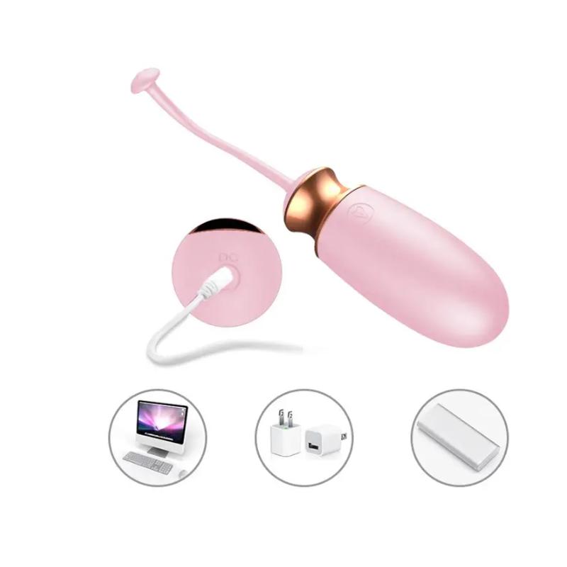 Виброяйцо с подогревом и пультом ДУ - Vibrating Silicone Love EGG USB