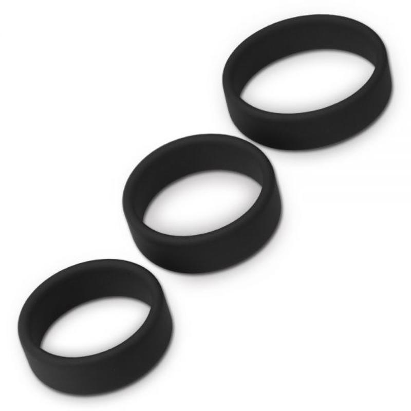 Набор из 3 шт эрекционных колец LoveToy Power Plus Cock Ring Series