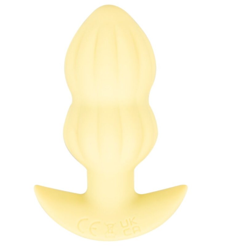 Анальная пробка с вибрацией Vibrating Mini Butt Plug Yellow