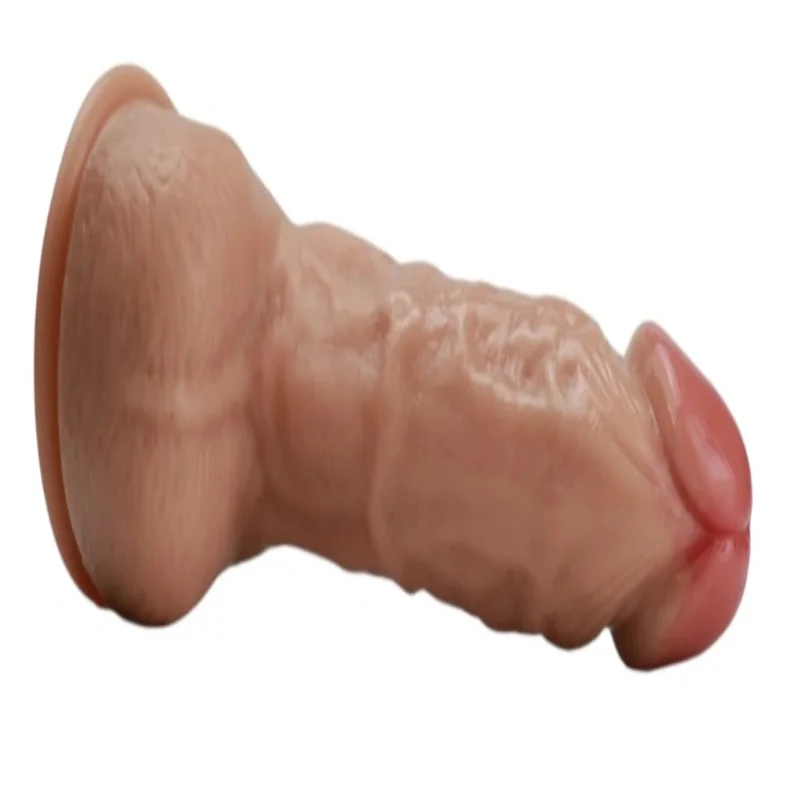 Фаллоимитатор OYO YQM-029 с реалистичной мошонкой на присоске, TPR, водостойкий