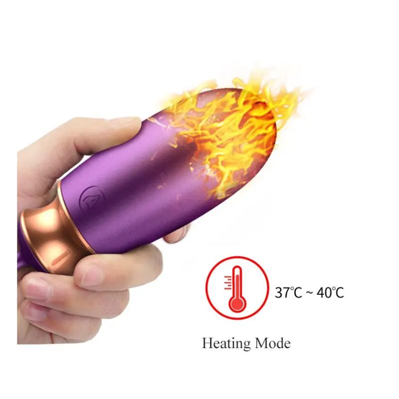 Виброяйцо с подогревом и пультом ДУ - Vibrating Silicone Love EGG USB