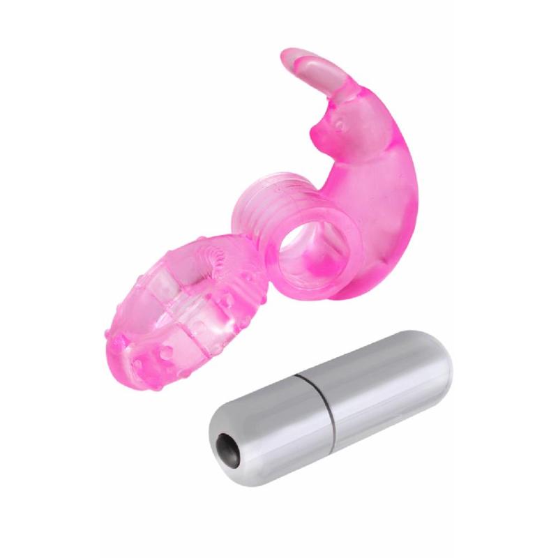 Эрекцонное кольцо Cuddle Vibro Pro 7режимов вибрации цвет розовый