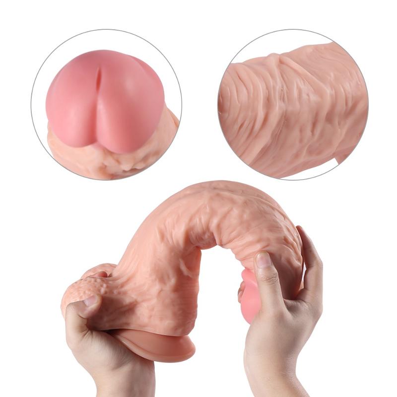 Фаллоимитатор Large Leilong Lifelike L телесный без вибрации