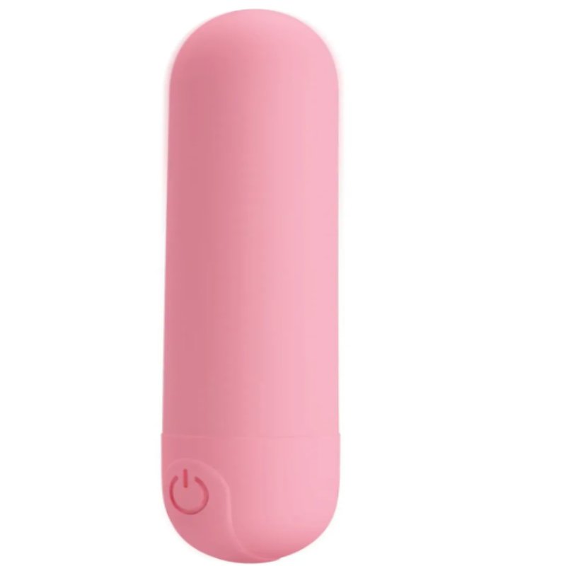 Перезаряжаемая вибропуля Pretty Love - Stefan Light pink, BI-300085-3