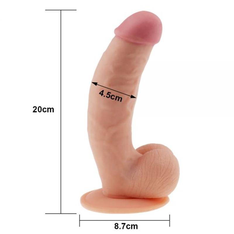 Фаллоимитатор реалистик на присоске 8.5" The Ultra Soft Dude