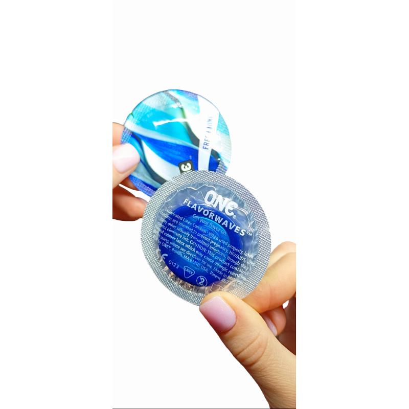 Презервативы ONE Fresh Mint (ароматизированные)(по 1 шт)(упаковка может отличаться цветом и рисунком