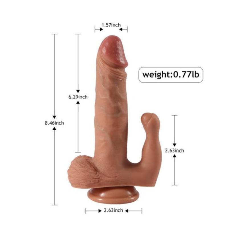 Вибратор с двойной стимуляцией и с 20 режимами вибрации  Brody vibrating