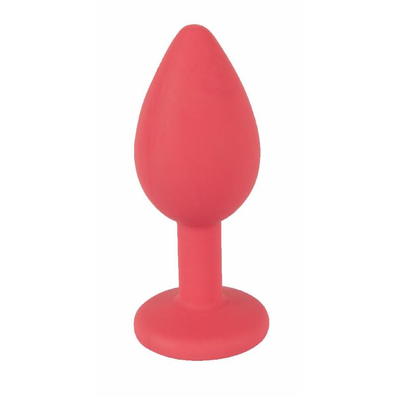 Анальная пробка - Colorful Joy Jewel Red Plug Small
