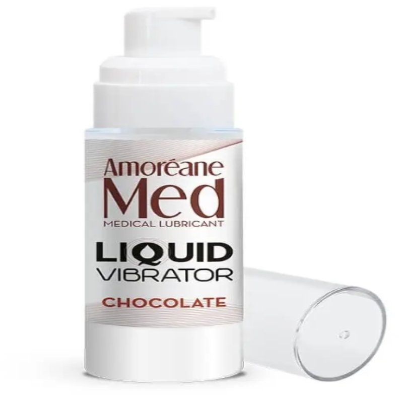 Стимулирующий лубрикант от Amoreane Med: Liquid vibrator - Chocolate ( жидкий вибратор ), 30 ml