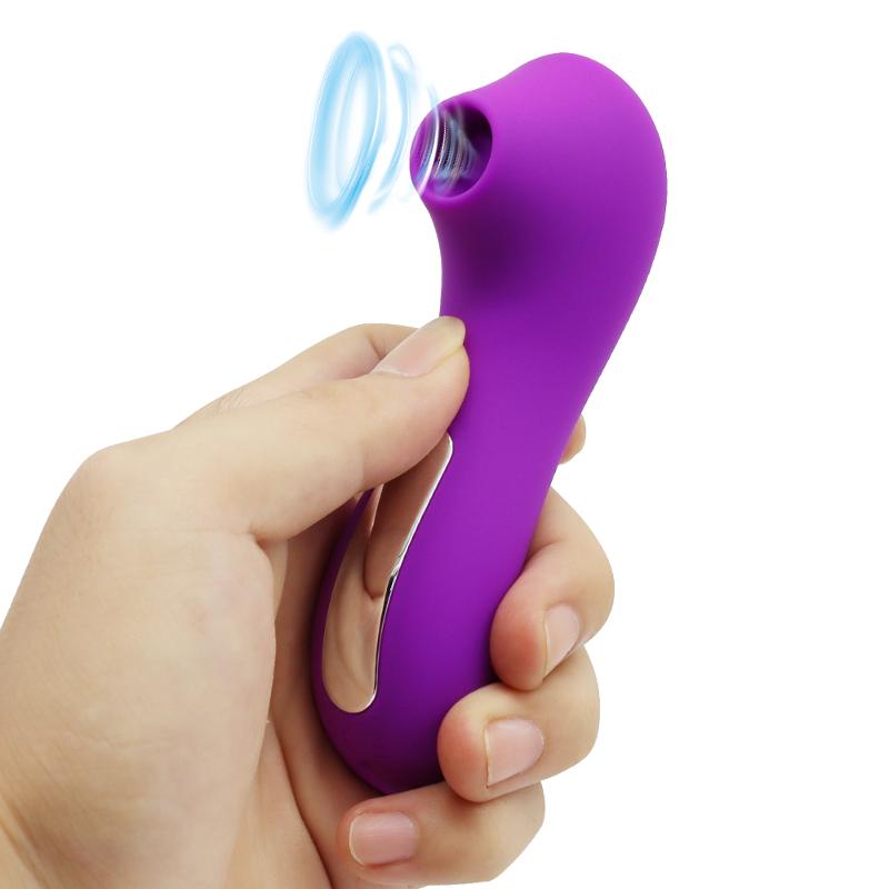 Клиторальный вакуумный вибратор "Little tourist", цвет фиолетовый