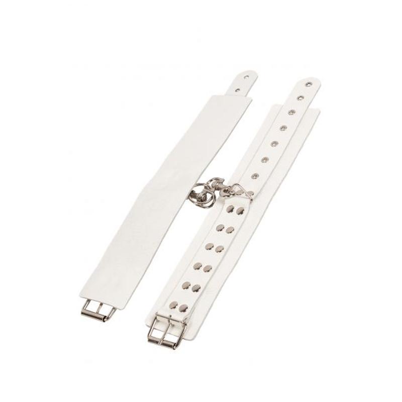 Оковы Leather Restraints Leg Cuffs, White