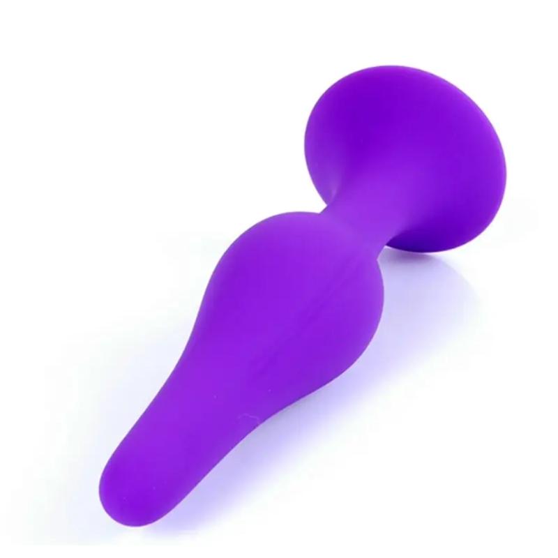 Анальный плаг Silicone Plug Purple - Medium