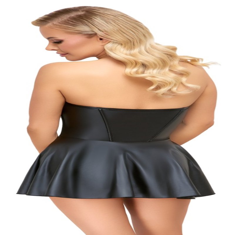 Мини-платье-труба от Cottelli PARTY в черном матовом цвете Размер S