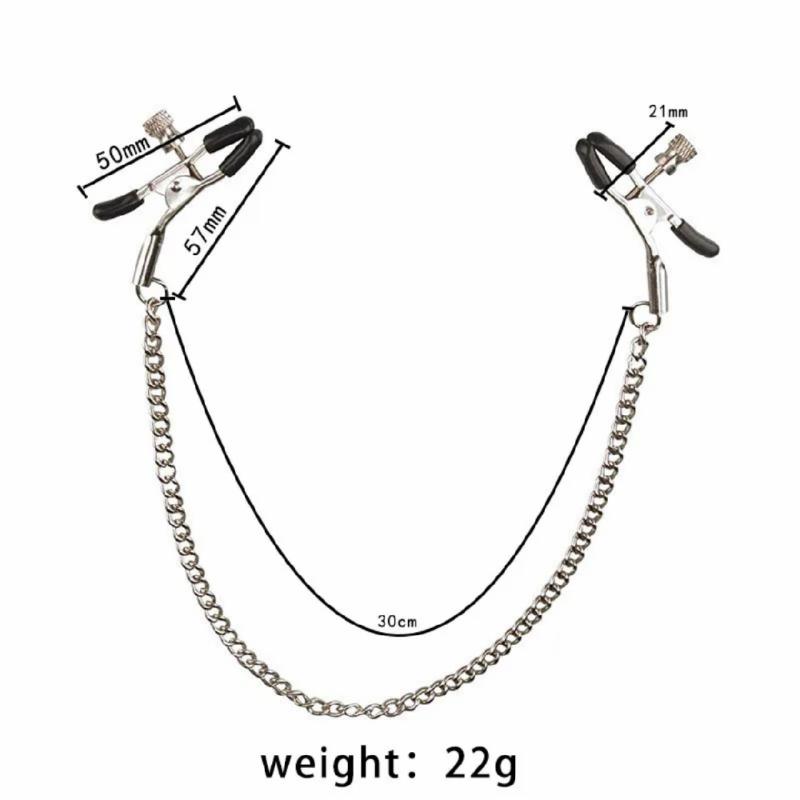 Зажимы на соски с цепочкой "Chain clamps"