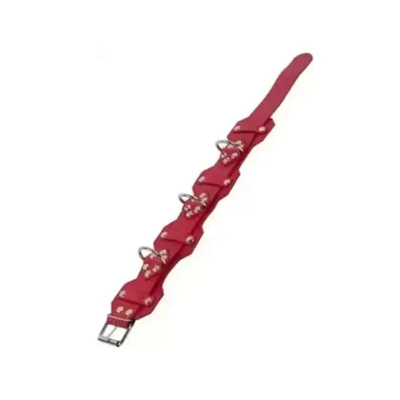 Ошейник VIP Leather Collar, RED