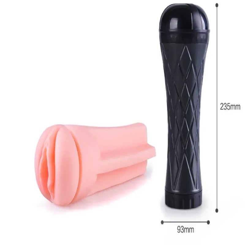 Вагина - мастурбатор с вибрацией Boss Series: Vibrating Vagina cyber skin - Latarka, BS6000025