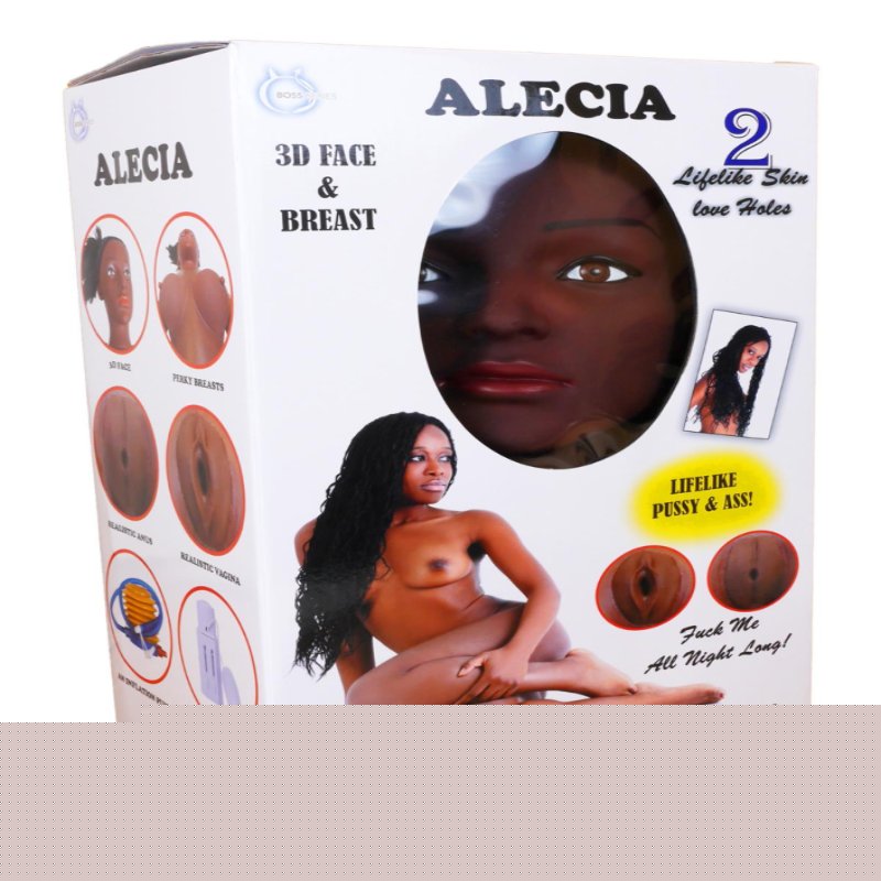 Надувная кукла " ALECIA 3D " с вставкой из киберкожи и вибростимуляцией и АУДИО-СЕКС функция - зображення 1