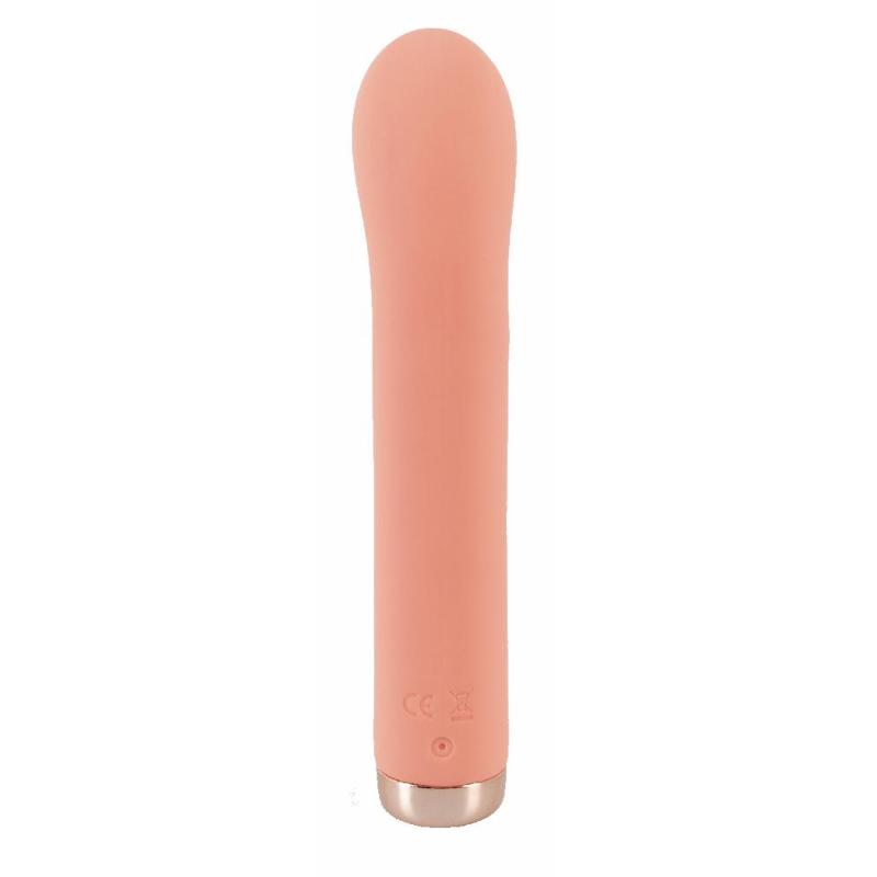 Вибратор-кролик Mini Rabbit Vibrator персикового цвета