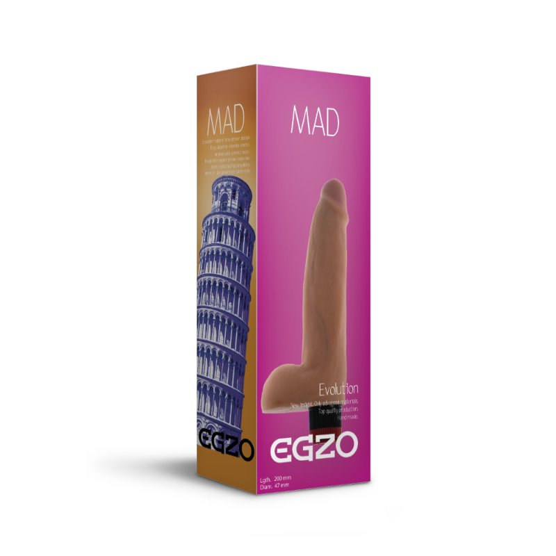 Вибратор EGZO Ciberskin V002 ( 20 см х 4,7 см )