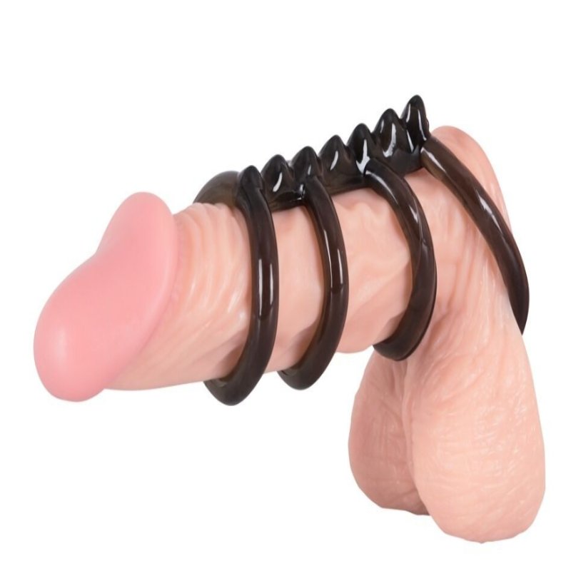 Насадка из четырех колец Bad Kitty Cock4 rings