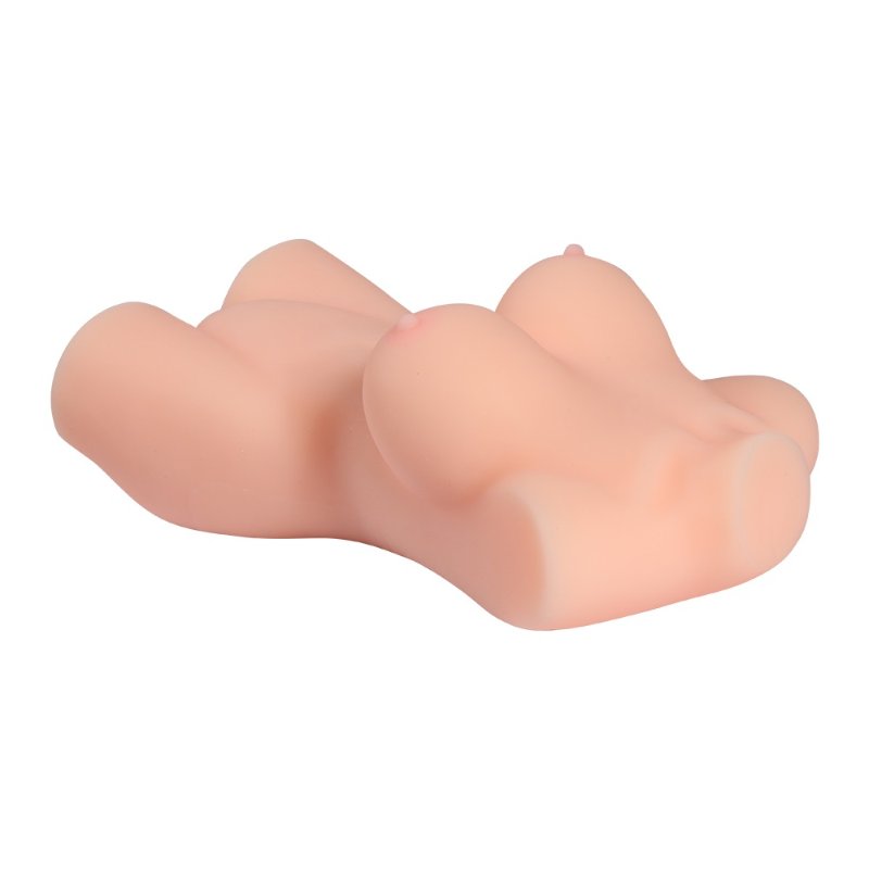 Мастурбатор мини-торс  вагина-анус Bella Mini sex doll  без вибрациицвет телесный
