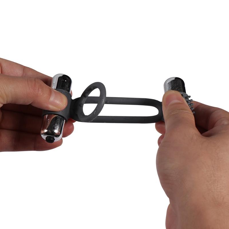 КОЛЬЦО ЭРЕКЦИОННОЕ "Double bullet cock ring"
