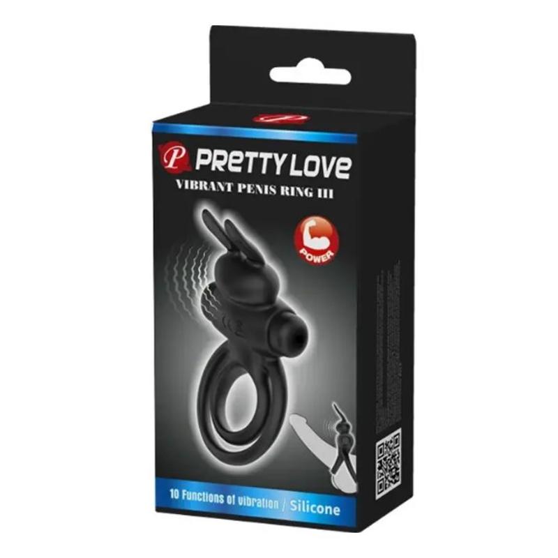 Кольцо эрекционное серии Pretty Love " Vibrant penis ring III"