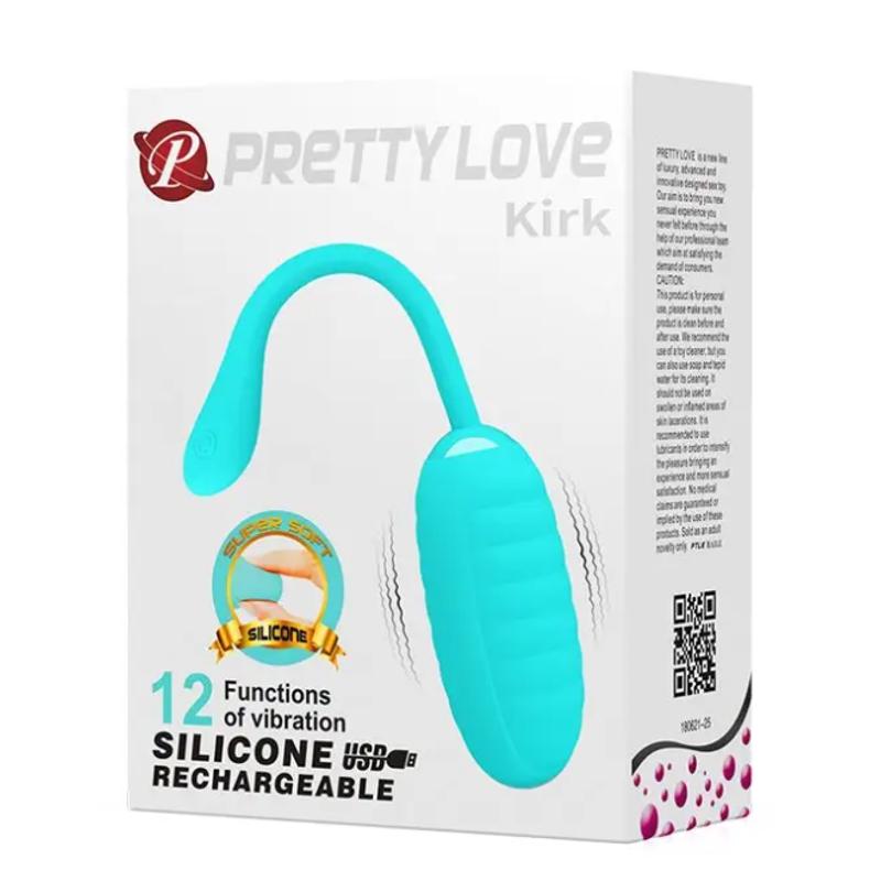 Виброяйцо серии Pretty Love - Kirk с 12 различными функциями вибрации