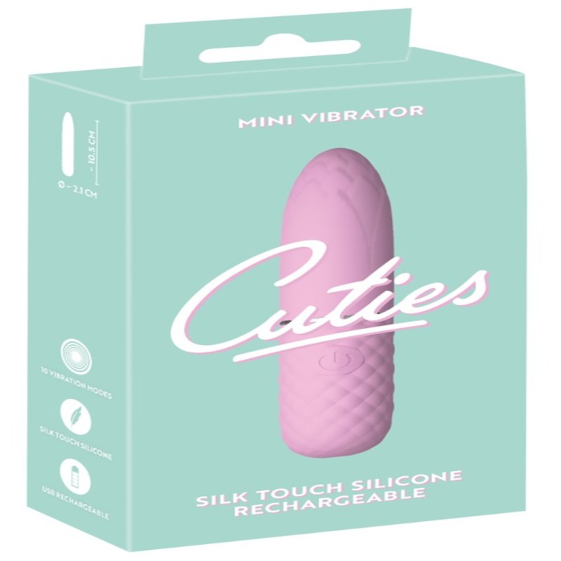 Мини-силиконовый вибратор с заостренным кончиком с 10 режимами вибрации Cuties - зображення 1