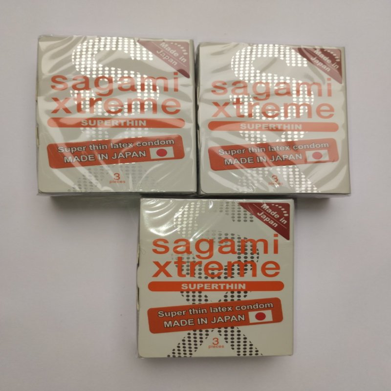 Презервативы ультратонкие SAGAMI XTREME SUPERTHIN (упаковка 3 шт)