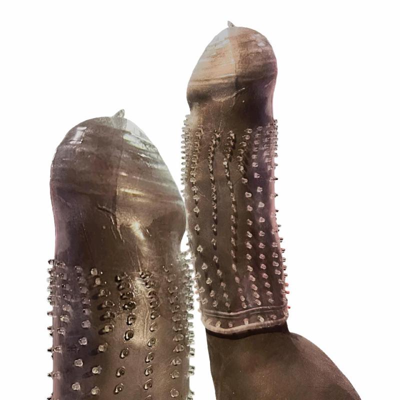 Закрытая насадка на член "Spikes hat", D40, L105