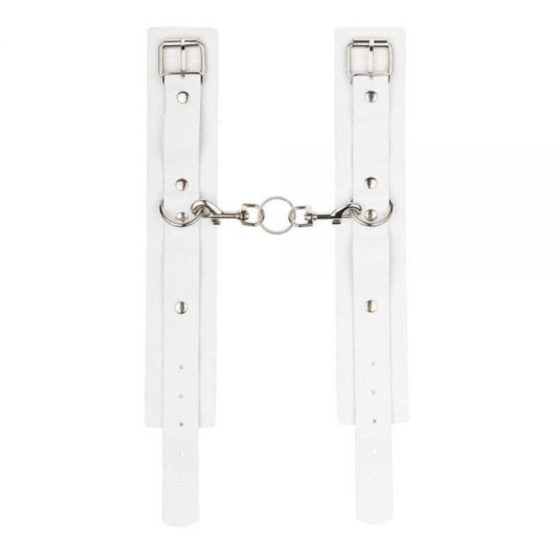 Оковы Leather Standart Leg Cuffs, White