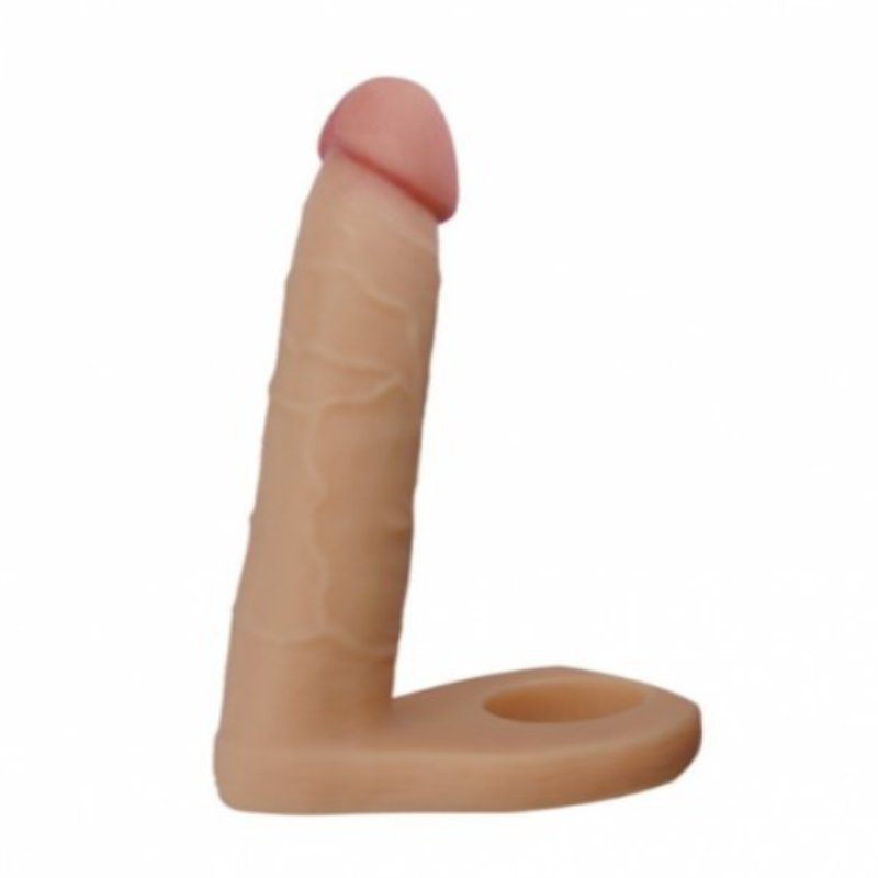 Насадка для двойного проникновения 6.25" The Ultra Soft Double, Flesh