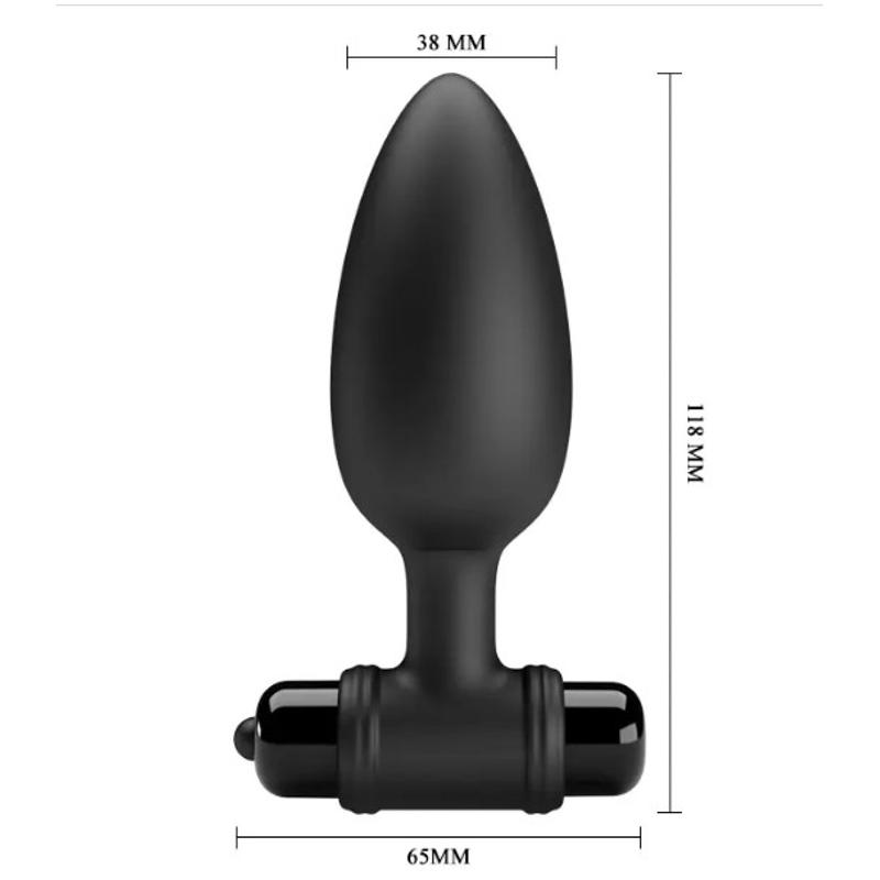 Анальный стимулятор с вибрацией Pretty Love Vibra Butt Plug II