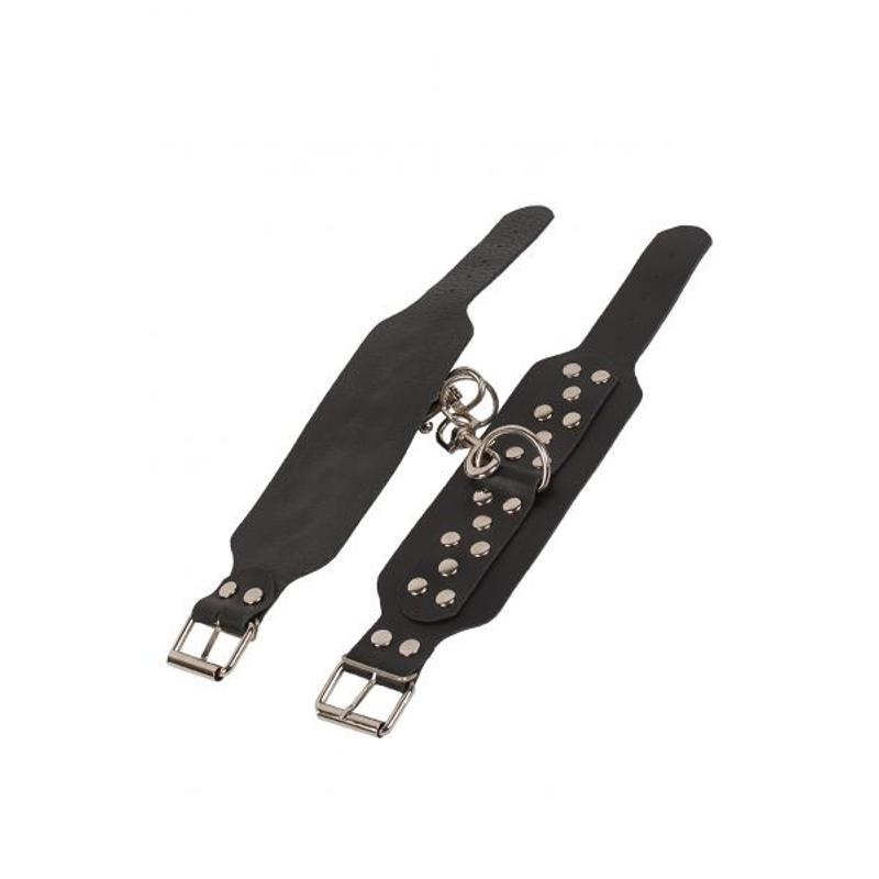 Оковы Leather Leg Cuffs, Black