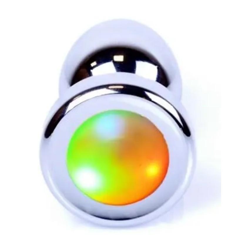 Анальная пробка Boss Series - Jewellery PLUG Disco Flashlight S