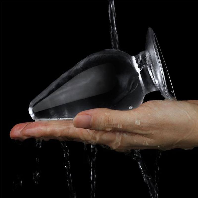 Анальная пробка конической формы 4.5'' Flawless Clear Anal Plug, Clear