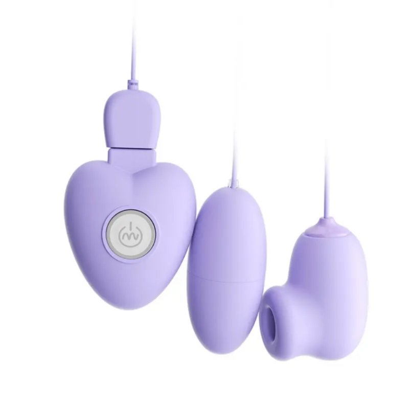 Секс массажёры "Flirting vibrator", цвет фиолетовый, 10 режимов вибрации